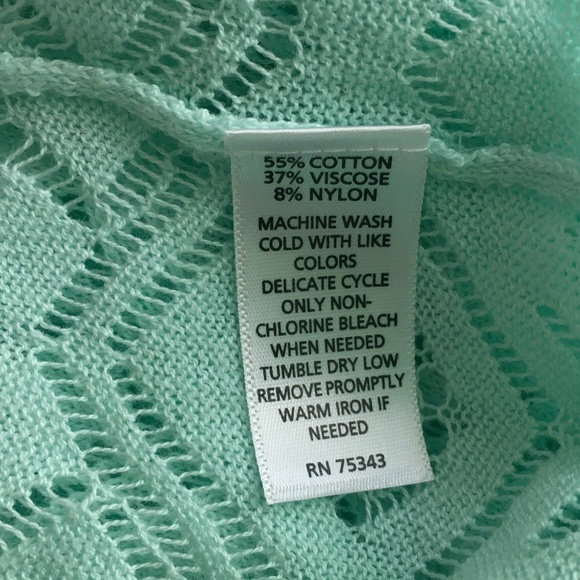 Vintage Willi Smith mint green size M sweater set - Picture 8 of 9